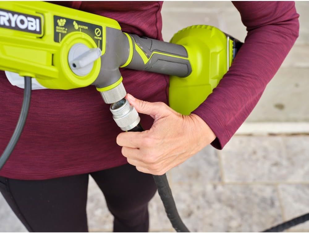 RYOBI ONE+ 18V Cordless Soap Dispensing Scrubber (Tool Only), GREEN, PCL1701B