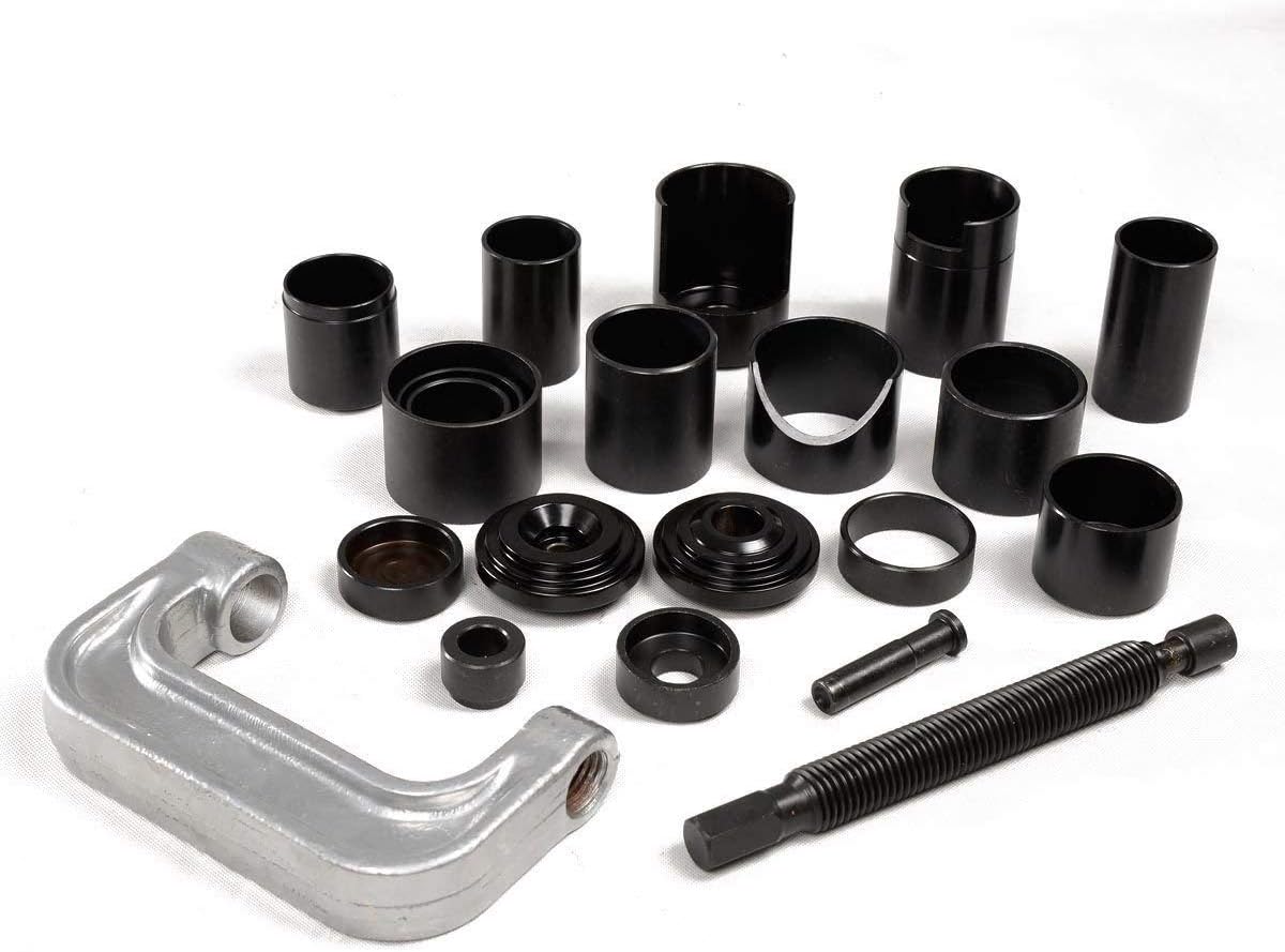21PCS Master Ball Joint Press, Ball Joint Service Kit Upper and Lower Ball Joint Removal Tool Set Ball Joints Installs and Removes Designed for 2WD/4WD Vehicle