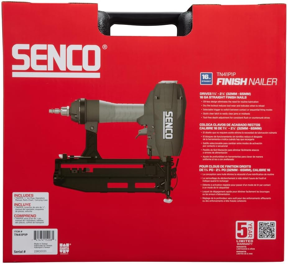 SENCO TN51P1P 2-1/2" Finish Nailer