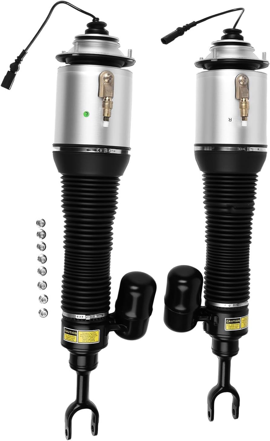 2pcs Front Air Suspension Shock Struts Compatible with Porsche Panamera 2010-2013 3.0L 3.6L 4.8L Replaces 97034305207