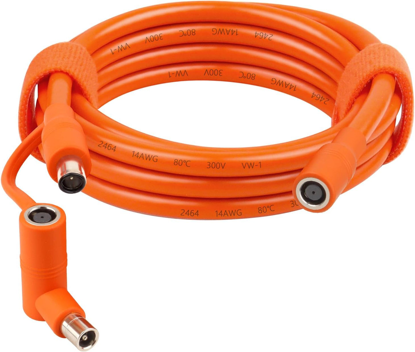 14AWG DC 8mm Extension Cable for Solar Panel 50FT,DC7909 Solar Panel Cable Female to Male with DC8020 Male Adapter Compatible with Aker,GZ Yeti,BLUETT,Jackery Portable Power Station - 50 Foot