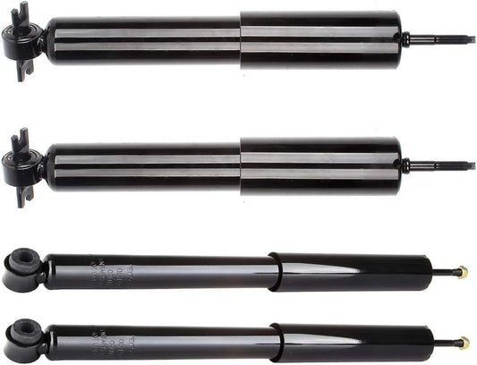 SCITOO Front and Rear Shock Absorbers Struts Compatible with 1993-2002 for Ford for Crown Victoria, 1981-2002 for Lincoln for Town Car, Replace 344424 343135 4PCS