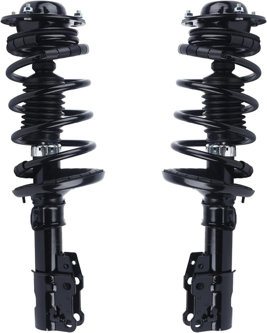 Autoround 172179L 172179R Complete Strut Coil Springs Shock Absorber Compatible with Chevy Cobalt 2005-2010/ HHR 2006-2011, Pontiac G5 2007-2009/ Pursuit 2005-2006