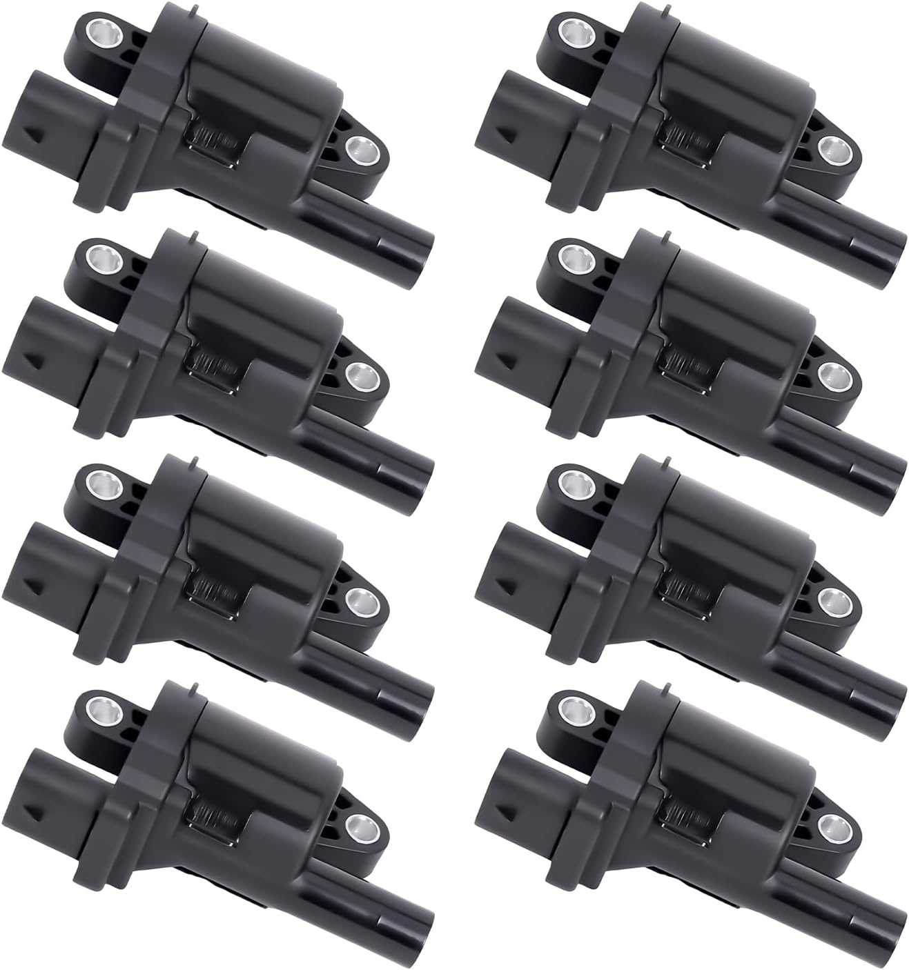 8PCS Ignition Coil Pack Compatible with Ford Lincoln 4.6L 5.4L 5.8L 6.8L Expedition Explorer F-150 F-250 F-350 Super Duty Mustang Explorer Navigator 2004 2005 2006 2007 2008 2009, DG511 C1541 FD508