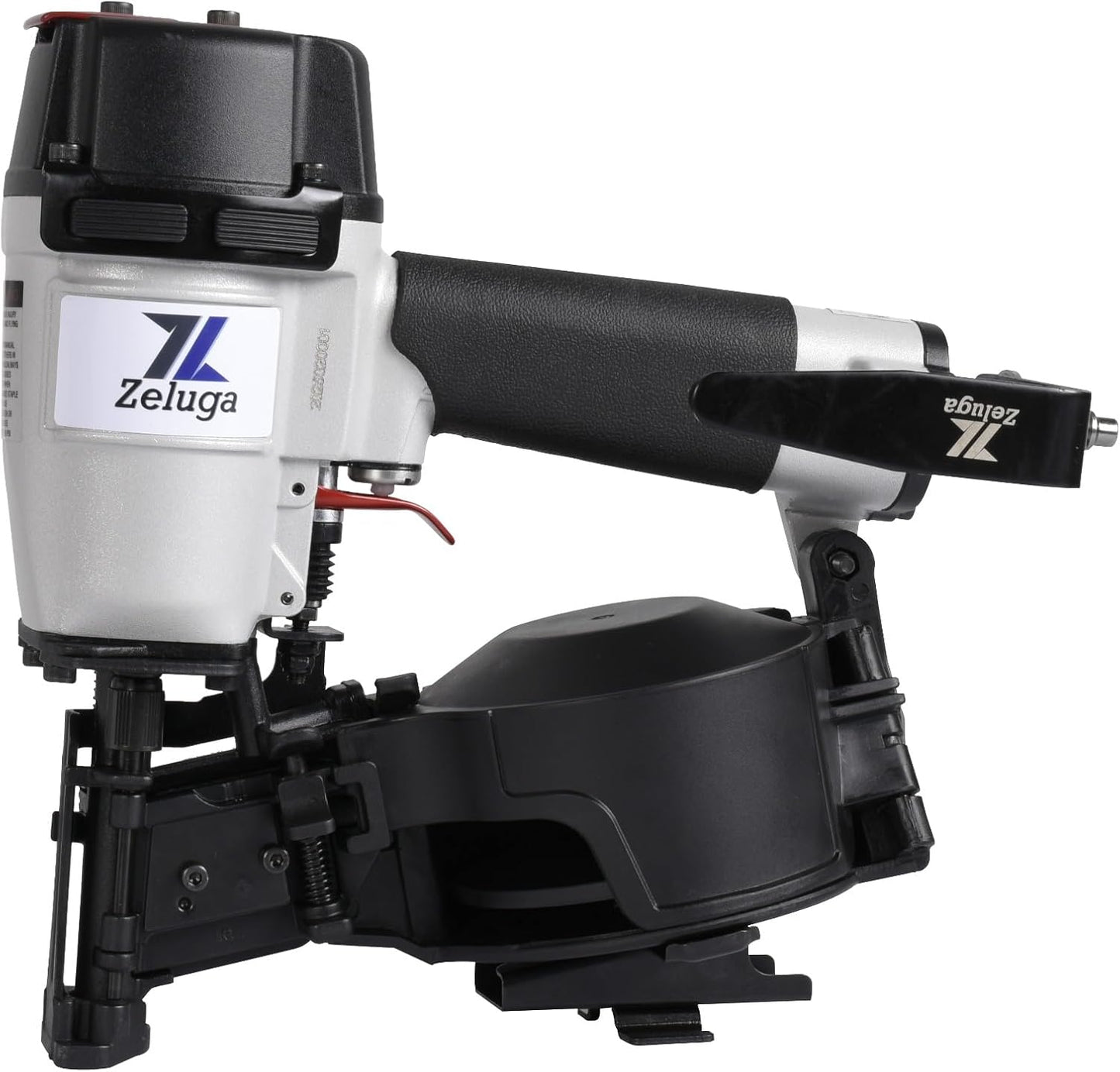 28-145 Pneumatic 15 Degree Coil Roofing Nailer with 120 PCS Load Capacity Coil Nailer Kit with Eye Protection and Repair Kit