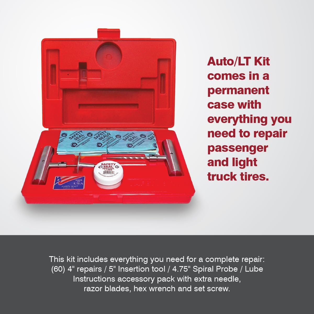 – Auto/LT Deluxe Kit, 60 Standard Repairs (4")