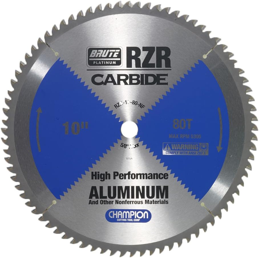 Champion Cutting Tool Corp Circular Saw Blade 114", 110T (RZR-14-110-ST)-Cut Stainless