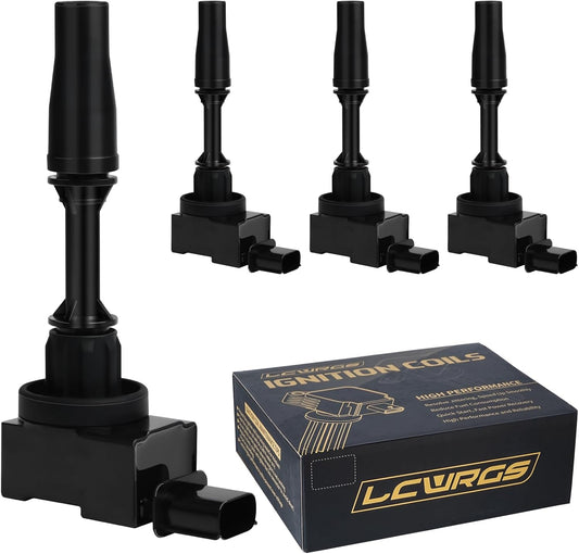 Set of 4 Ignition Coil Pack fits for 2013 2014 2015 2016 2017 2018 2019 Chevy Malibu Impala Colorado Cadillac ATS CTS GMC Canyon Buick Regal Verano 2.5 2.0 Coil Packs Replaces# UF680