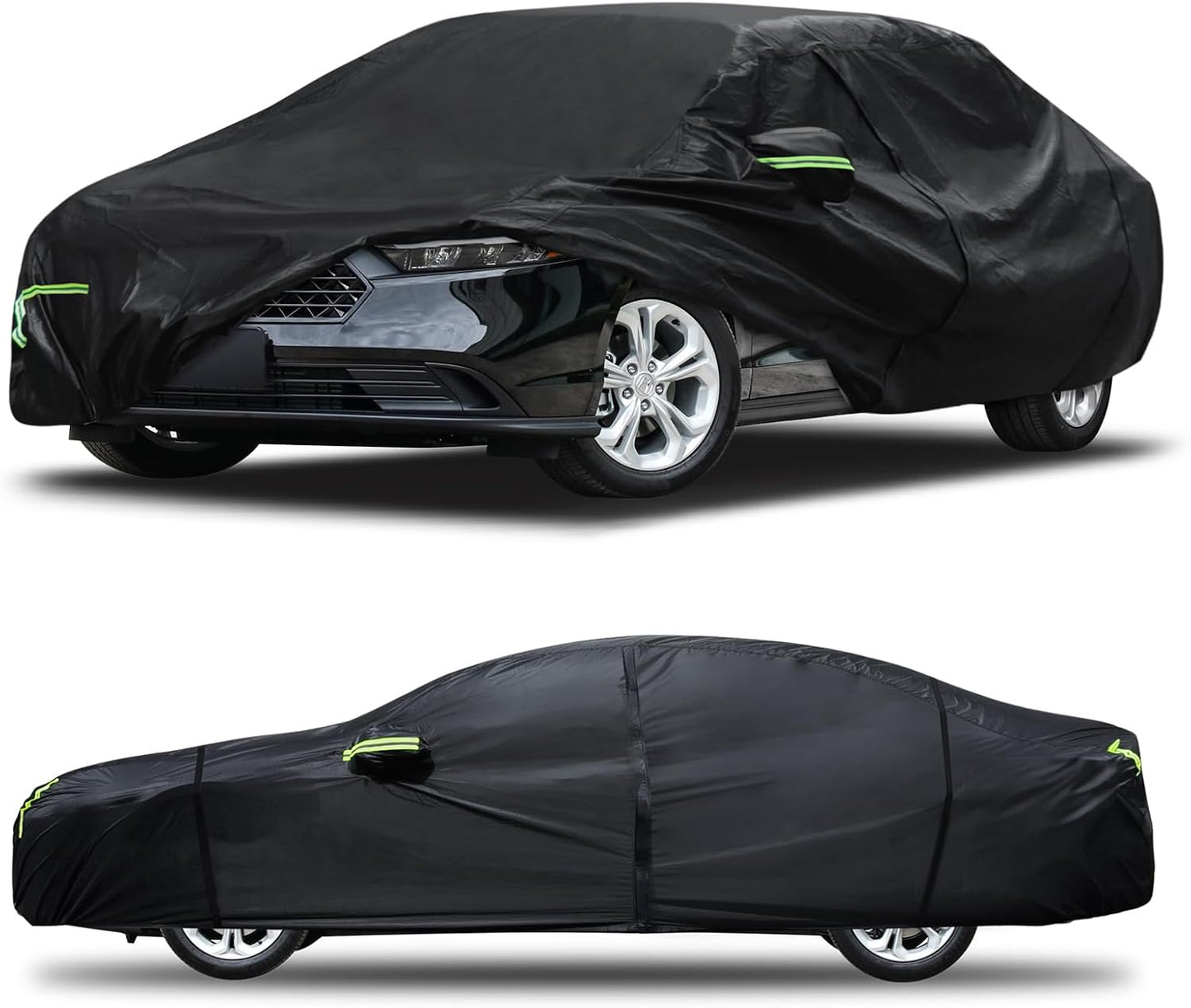 Car Cover Custom Fit for Dodge Challenger 2008-2023,6 Layers Truck Cover Waterproof All Weather for Automobiles,Outdoor Full Exterior Cover,Rain, Sun, Wind Protection,Black