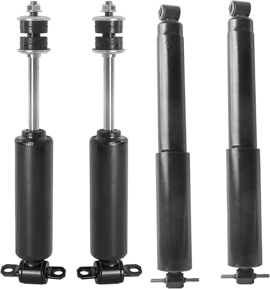 Complete Front Rear Struts Shock Absorbers 344040 344041 37021 Compatible for 1998-2005 Chevy Blazer / 1994-2003 Chevy S10/GMC Sonoma 4x Replacement Shock Absorbers