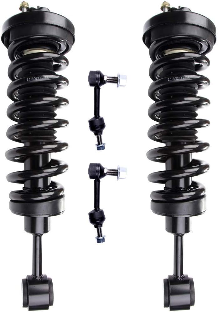 SCITOO Struts suspension kit For Ford Expedition 2005 2006,For Lincoln Navigator 2005 2006 Front Strut Spring Assembly Stabilizer Bar Link 4Pcs,171369 K80340