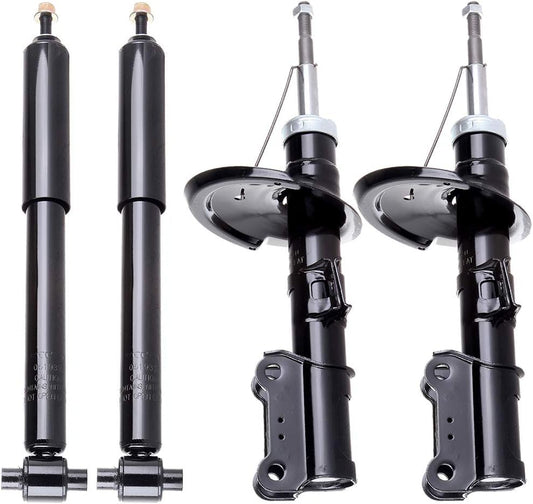 Set of 4 Front Rear Shocks,ROADFAR Shock Absorbers Set Fit for 01 02 03 04 05 06 07 08 09 for Volvo for S60,96 97 98 99 00 01 02 03 04 05 06 for Volvo for S80,01 02 03 04 05 06 07 for Volvo for V70