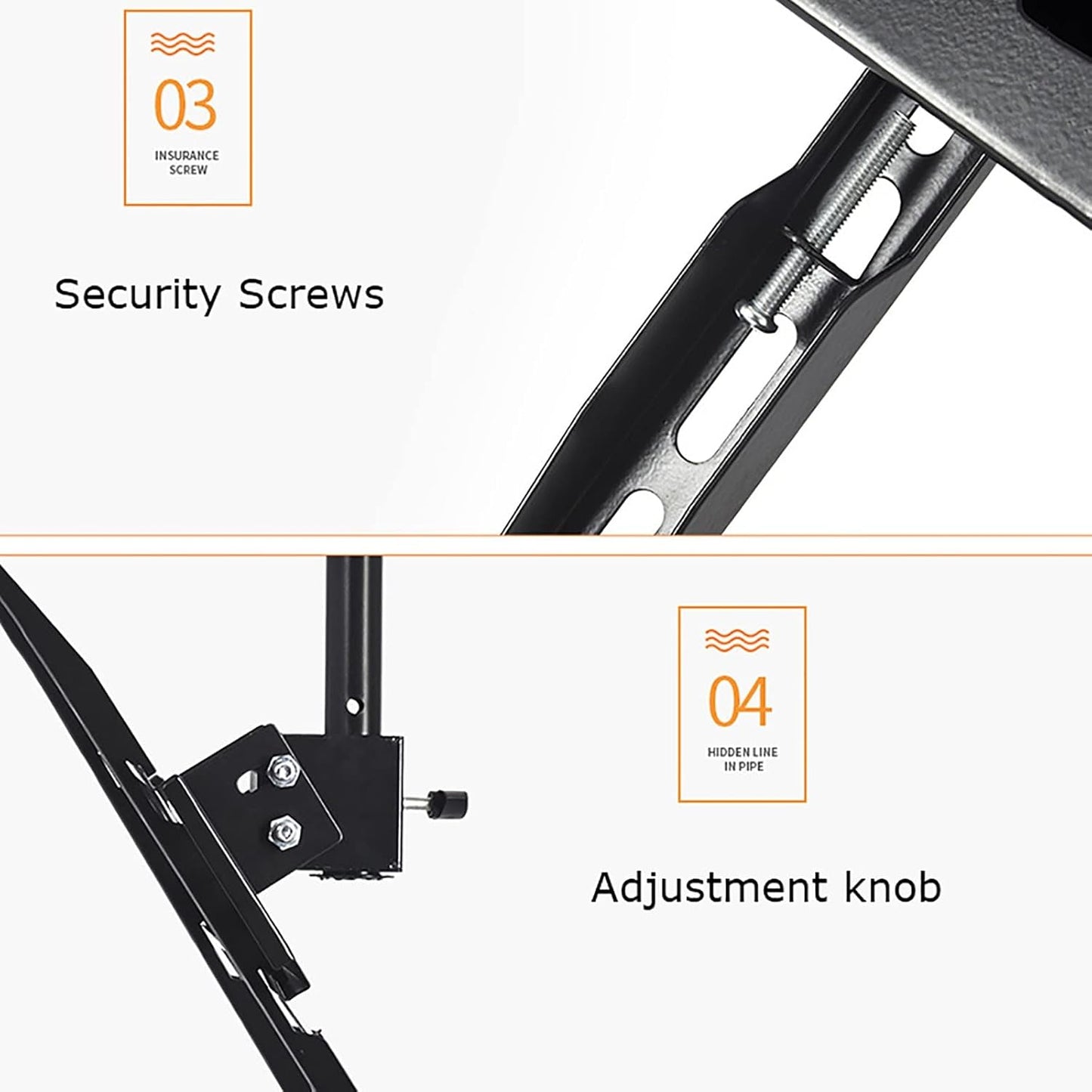 Ceiling TV Mount Adjustable Tilt & Swivel Bracket Fits Most 26 65 Inch TVs Heavy Duty Expansion Screws Max VESA 400x400 mm Ideal for Home Theater Easy in Tion.