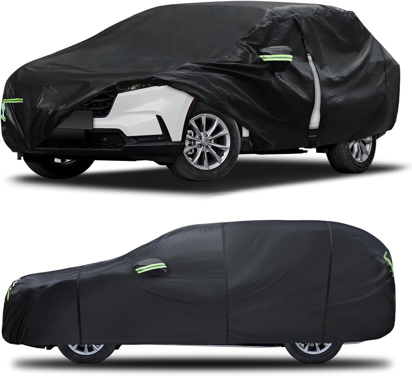 Car Cover Custom Fit for Dodge Challenger 2008-2023,6 Layers Truck Cover Waterproof All Weather for Automobiles,Outdoor Full Exterior Cover,Rain, Sun, Wind Protection,Black