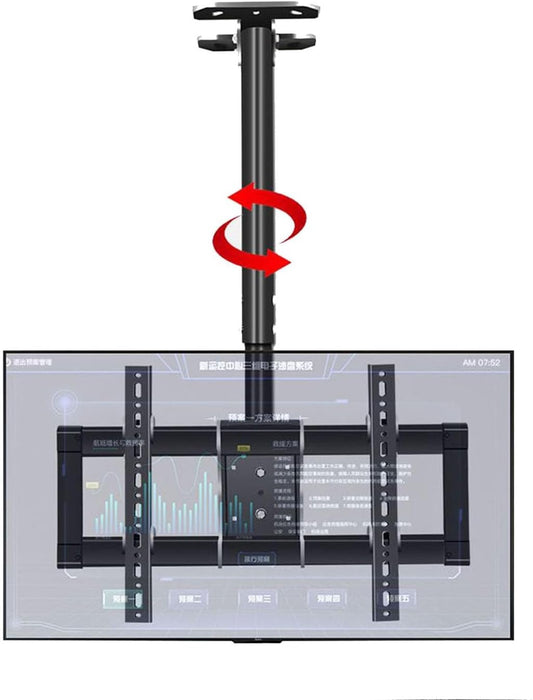 tv Wall Mount' Adjustable Height Telescoping Ceiling TV Bracket, Ceiling TV Mount, Wall TV Mount Bracket, Fits 37-85inch LCD Flat Screen TVs, Metal Expansion Screw Fixing Wall moun