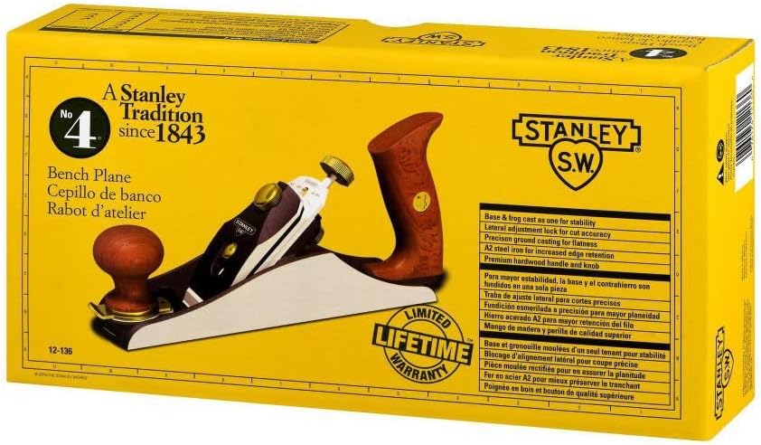STANLEY Hand Planer, No.4, Smoothing (12-136)