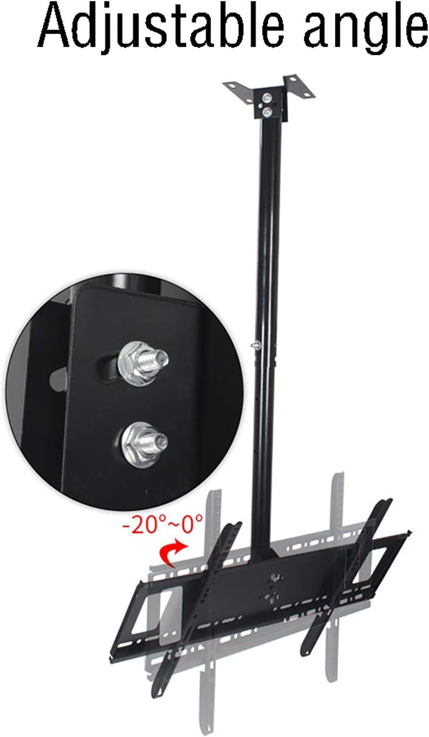 TV Stand, TV Wall Mount, Ceiling Mount, Adjustable Tilt Swivel TV Bracket, 37”-65” LCD Flat/Curved TVs, Shopping Mall/Workplace/Street Shop
