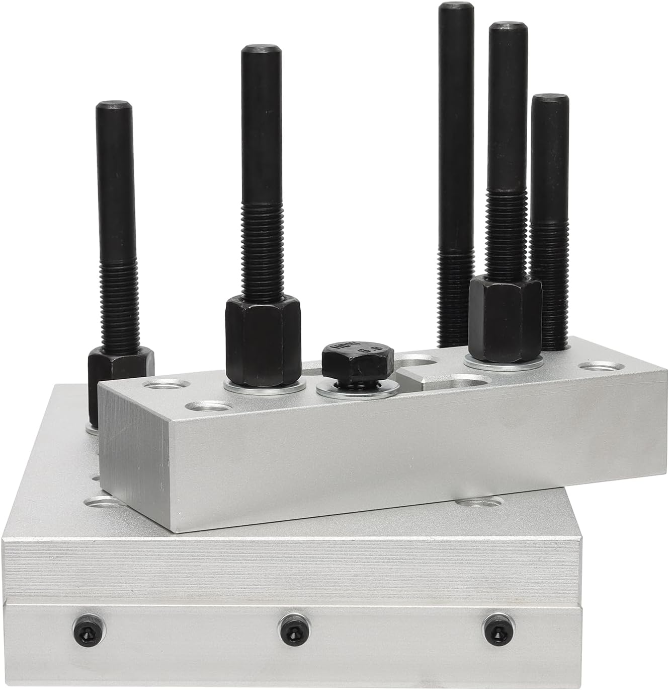 Universal Drill Press Support Block Plate Tool Set Kit, 30 Ton – Bearing and Bushing Repair Removal Installation