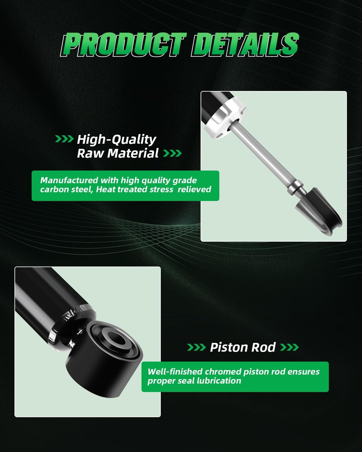 SCITOO Front Shock Absorbers Fit for Lexus IS250 2006-2013,for Lexus IS350 2006-2013 Auto Shocks 551130 39131 551131 39132 -Set of 2