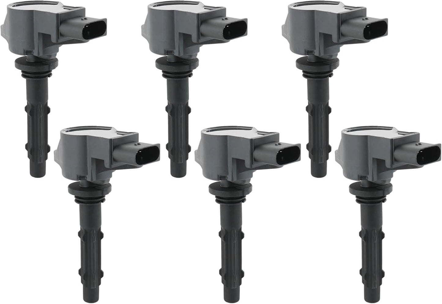 Set of 6 Ignition Coil Pack Compatible with Mercedes Benz E350 GLK350 ML350 ML450 R350 S400 C230 C280 C300 C350 CLK350 SLK280 SLK300 SLK350 V6 3.0L 3.5L Replace# UF535, UF585, C1691, 5C1748