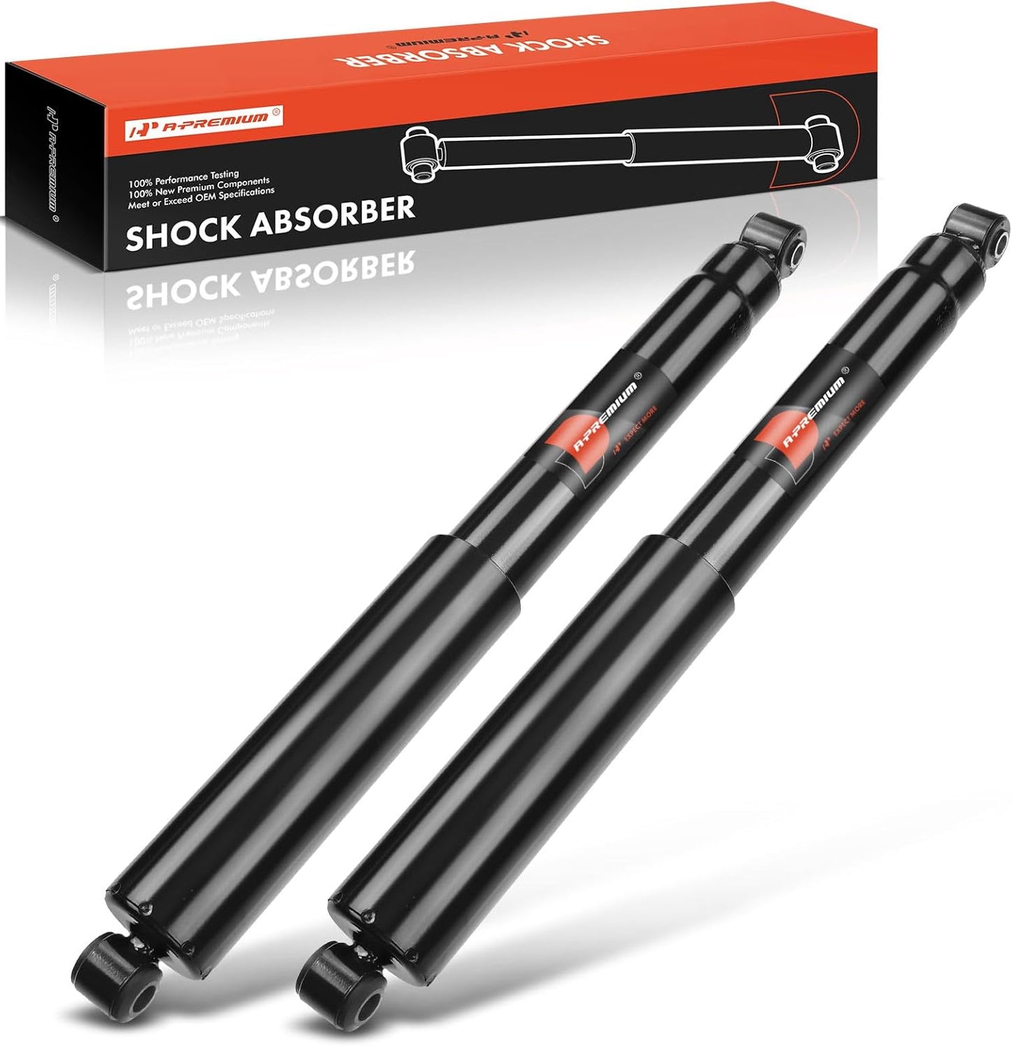 A-Premium Front Shock Absorber Strut Compatible with Ford Excursion 2000-2005, 4WD, 2-PC Set