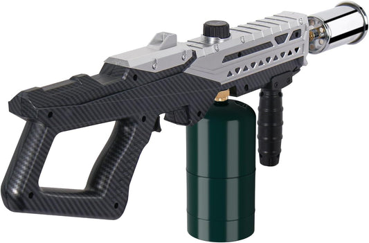 Semlos Propane Torch Head, Powerful Flame Thrower Gun, Adjustable Charcoal Lighter, Searing Torch for BBQ, Camping, Welding (Propane Tank Not Included)