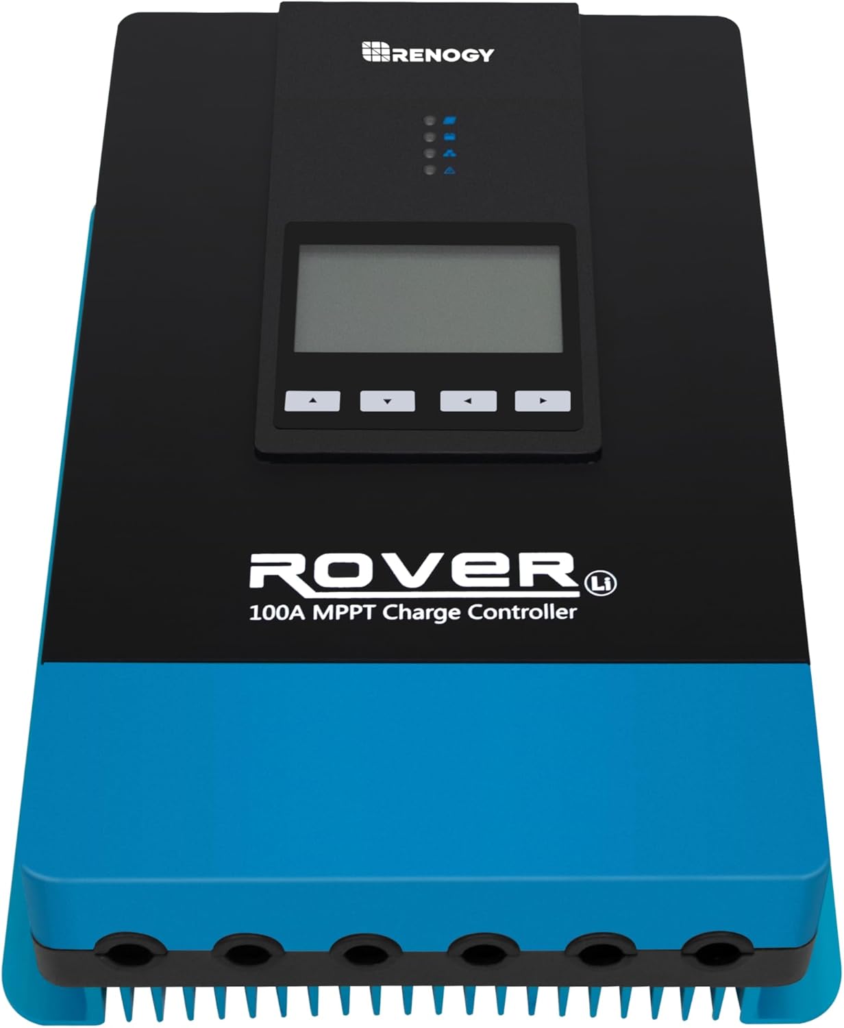 Rover 12V/24V 20A Charge Controller with MPPT- DC Input Solar Controller for RV/Marine, Auto Parameter Adjustable LCD Display Solar Panel Regulator fit for Gel Sealed Flooded and Lithium Battery