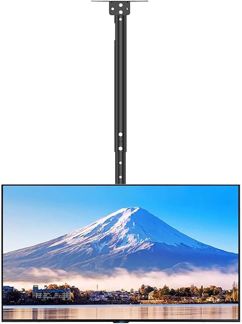 Ceiling TV Mount Bracket, Adjustable Tilt and Swivel TV Ceiling Mount, 30° Flip Down for 32-65 Inch TVs, Wall Ceiling Mounting(3m)