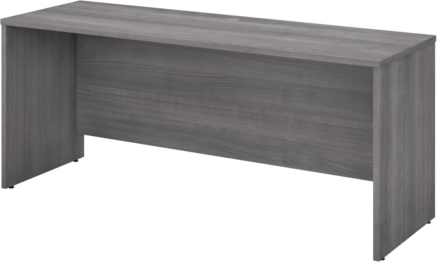 Bush Business Furniture Studio C 72W x 24D Credenza Desk in Natural Elm, Computer Table for Home or Professional Office