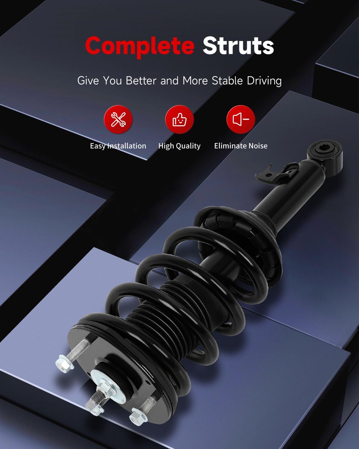 cciyu Front Complete Struts shock and Struts Fits for 2005 2006 2007 2008 2009 2010 2011 2012 2013 2014 2015 for Toyota Tacoma 271106 271105 Quick Struts Assembly -2PCS