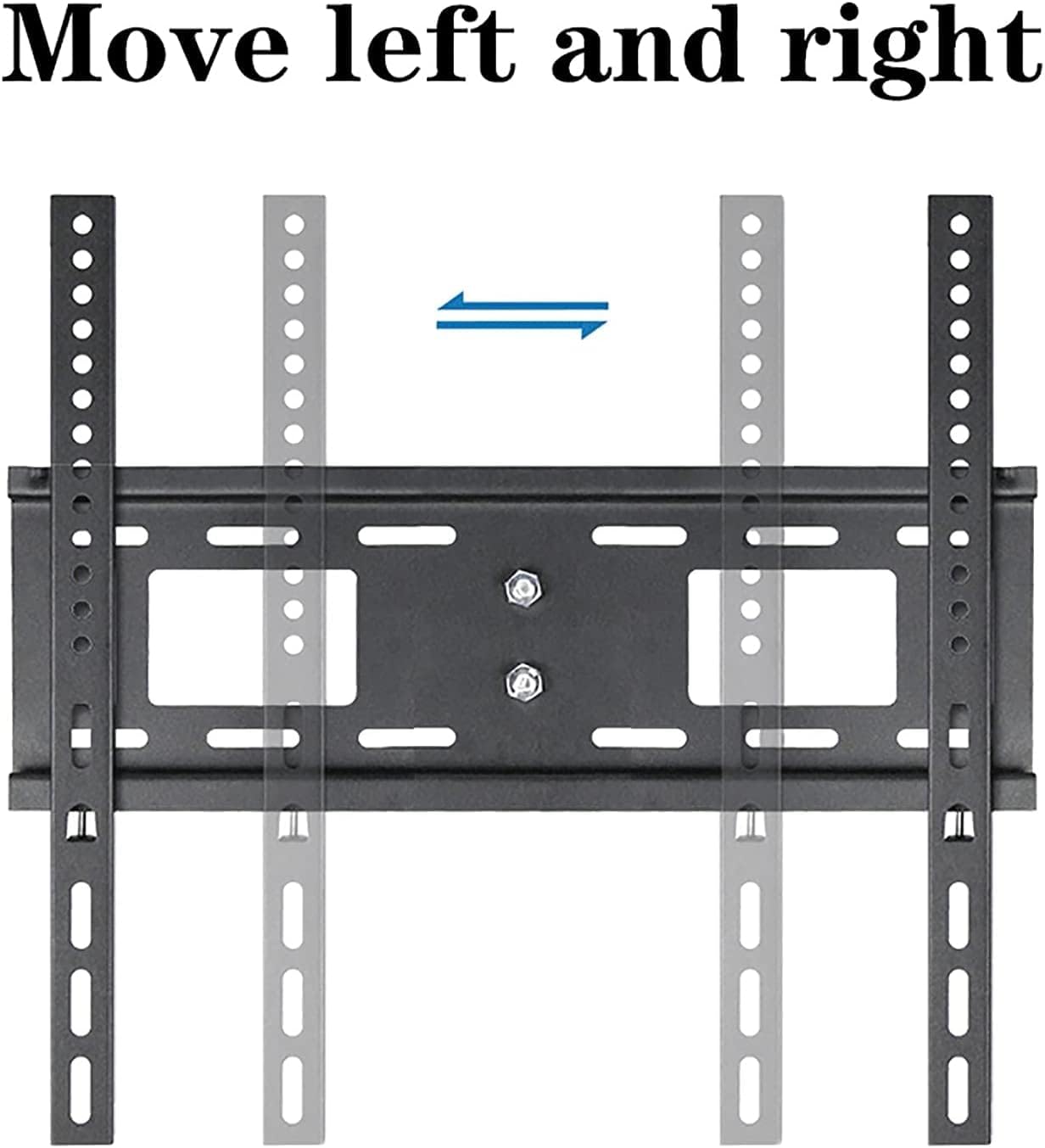 TV Stand TV Unit, TV Wall Mount Ceiling TV Mount, Adjustable Wall Ceiling, Teles Height Adjustment for 26-60 Inch Flat and Curved TVs Up to 60kg TV Mount TV Stand