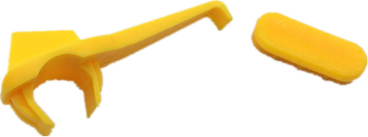 Tire Changer Plastic Insert, Tire Machine Guard, Wheel Rim Edge Protector for Mount Duck Head, Nylon Tyre Demount Fitting Head Part, 6 Front (Upper) + 6 Rear (Lower) Insert Kit/Pack, 5 Packs, 13YKM