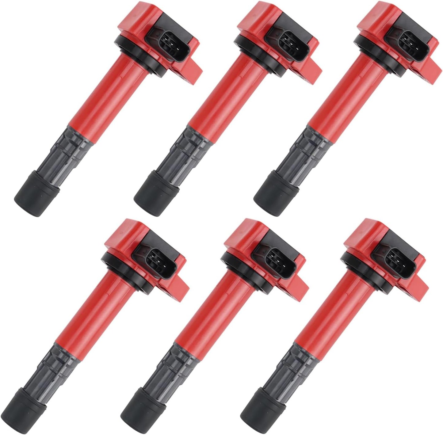 TRQ Performance Ignition Coil Set Compatible with 2001-2009 Acura MDX 2004-2007 Honda Accord 2003-2008 Pilot 2006-2008 Ridgeline Saturn Vue
