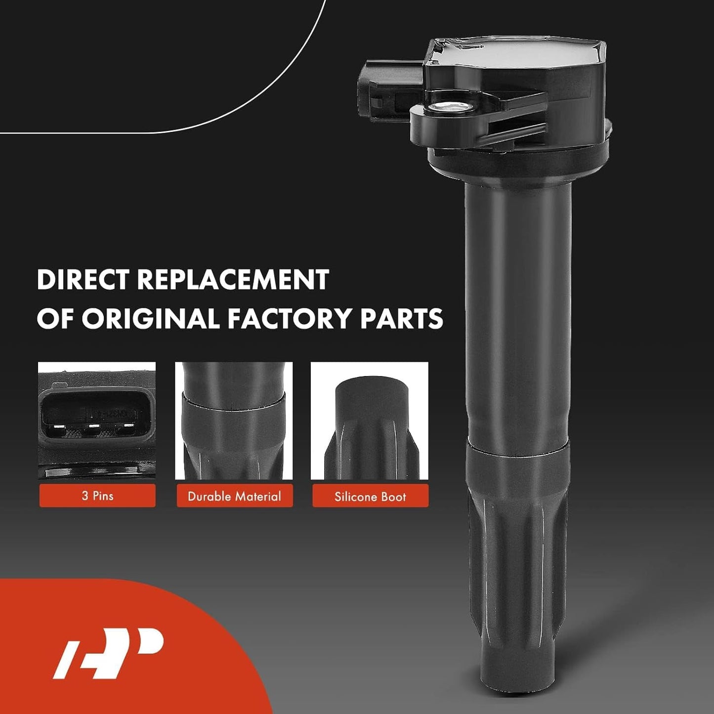 A-Premium Ignition Coils and Spark Plugs Kits Compatible with Subaru Outback 2010-2012, Legacy 2010-2012, 2.5L