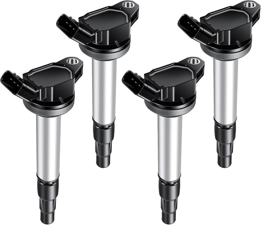 Set of 4 Ignition Coil Pack UF596 Compatible with Toyota Corolla Matrix 1.8L 2009-2017, Compatible with Scion iM 2016, xD 2008-2014 L4 1.8L