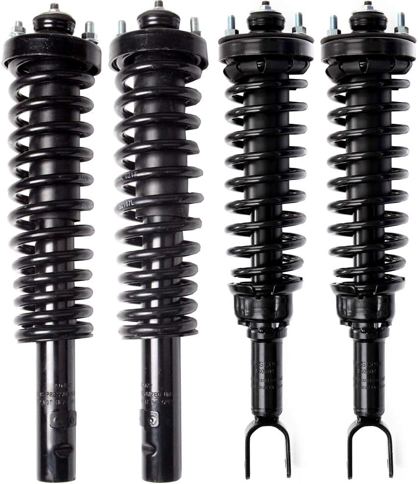 171291R 171291L 171292 Front and Rear Struts Fit for 1996-2000 for Honda Civic Complete Strut Spring Assemblies Shock Absorbers 4PCS