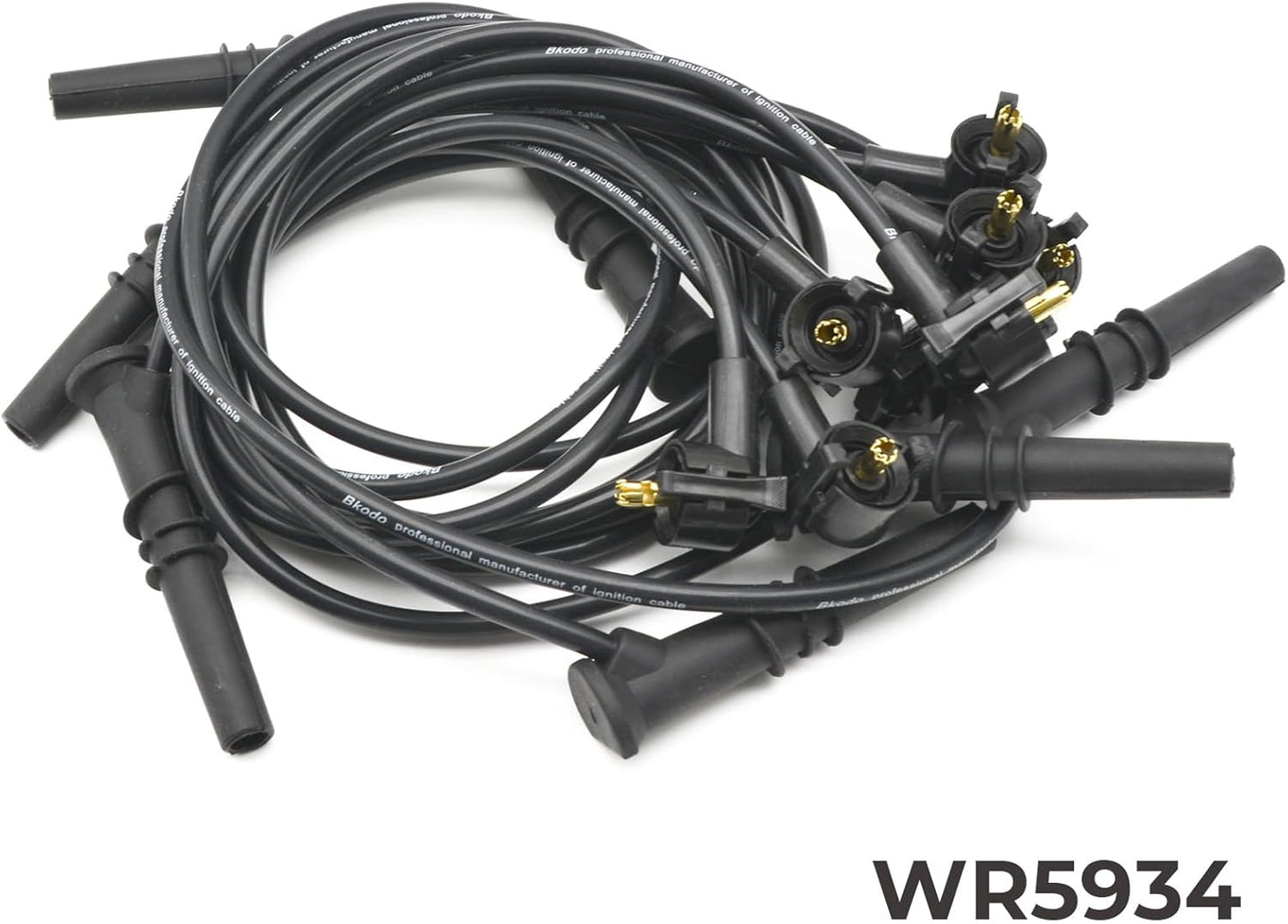 WR5934 8PCS Spark Plug Wire Set for Lincoln Town Car for Mercury Grand Marquis for Ford F-150 F250 Crown Victoria E-150 Econoline Expedition 1996-1999 V8 4.6L Replaces F8PZ12259LA