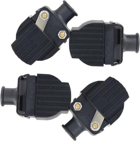 4Pcs 18-5186 Ignition Coil Compatible with Mercury Mariner 6-125HP 140HP V135 V150 210CC Outboard Boat, Chrysler Force 40hp-150hp Models Replace 339-7370A13 339-832757A4 339-832757B4