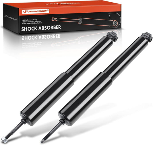 A-Premium Rear Suspension Shock Absorber Compatible with Chevy Malibu 2004-2012 & Pontiac G6 2005-2010 & Saturn Aura 2007-2009, 2-PC Set