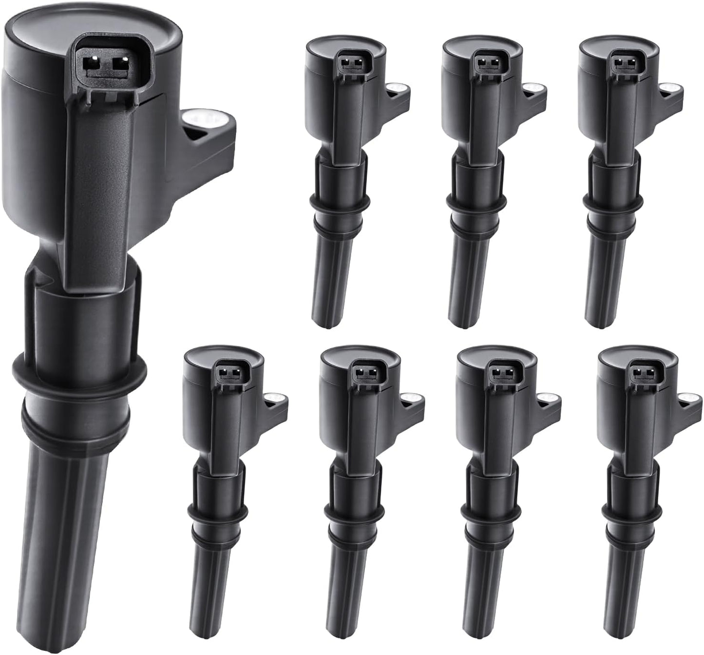 8PCS Ignition Coil Pack Compatible with Ford Lincoln 4.6L 5.4L 5.8L 6.8L Expedition Explorer F-150 F-250 F-350 Super Duty Mustang Explorer Navigator 2004 2005 2006 2007 2008 2009, DG511 C1541 FD508