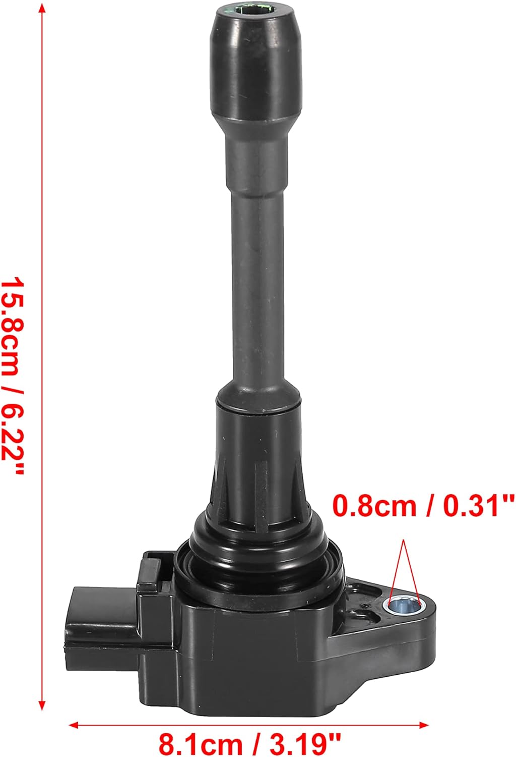X AUTOHAUX 4pcs Car Ignition Coil Engine Ignition Coil Replacement 22448JA00A 22448-1KT0A for Nissan Altima Rogue for Infiniti QX70 Q70L