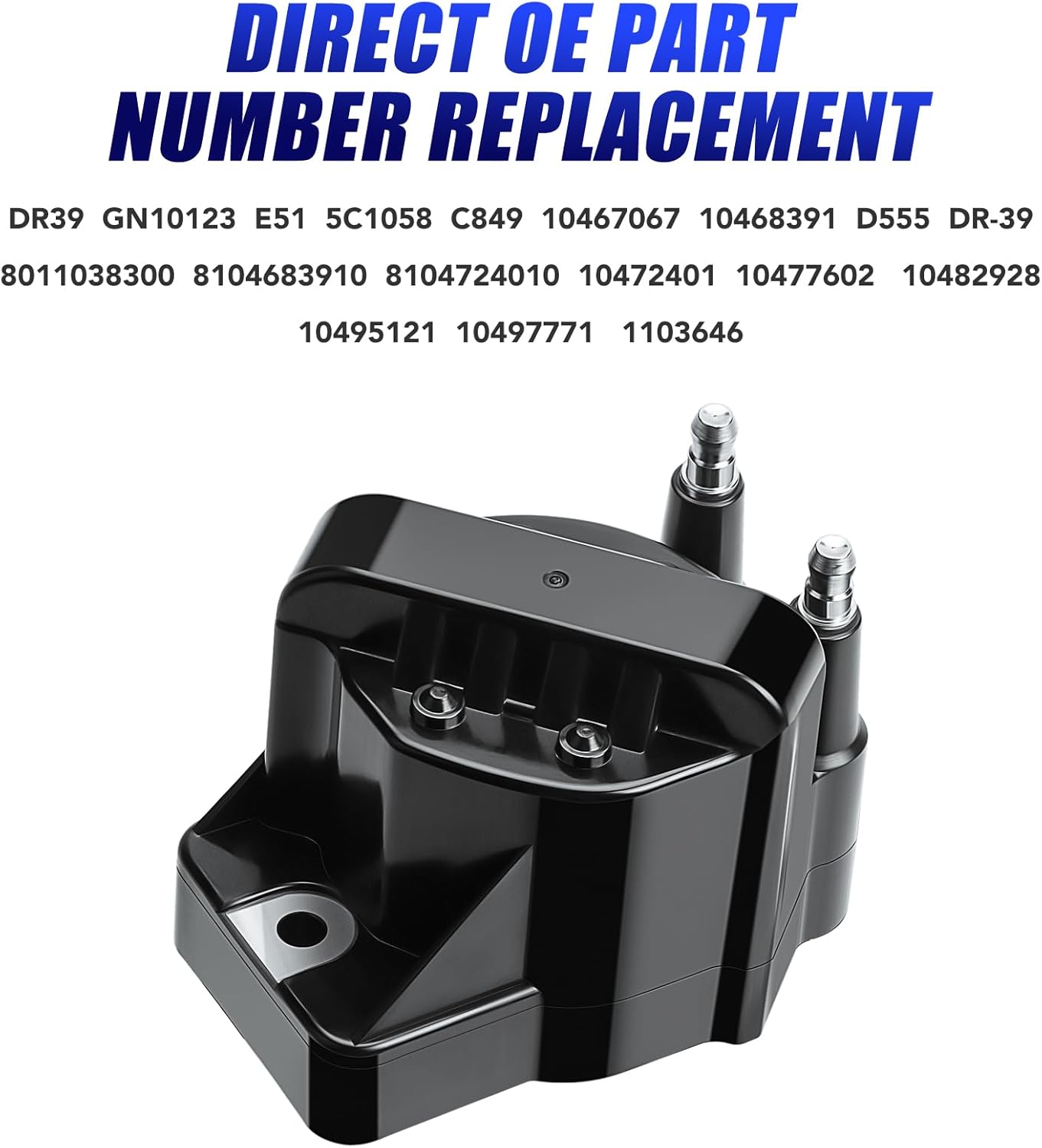 3x Ignition Coil Pack and 6x Spark Plugs Fits for 3.8 V6 Buick LeSabre Regal Park Avenue Chevy Impala Monte Carlo Camaro Pontiac Grand Prix Firebird Bonneville Oldsmobile DR39 D555 5C1058 C849