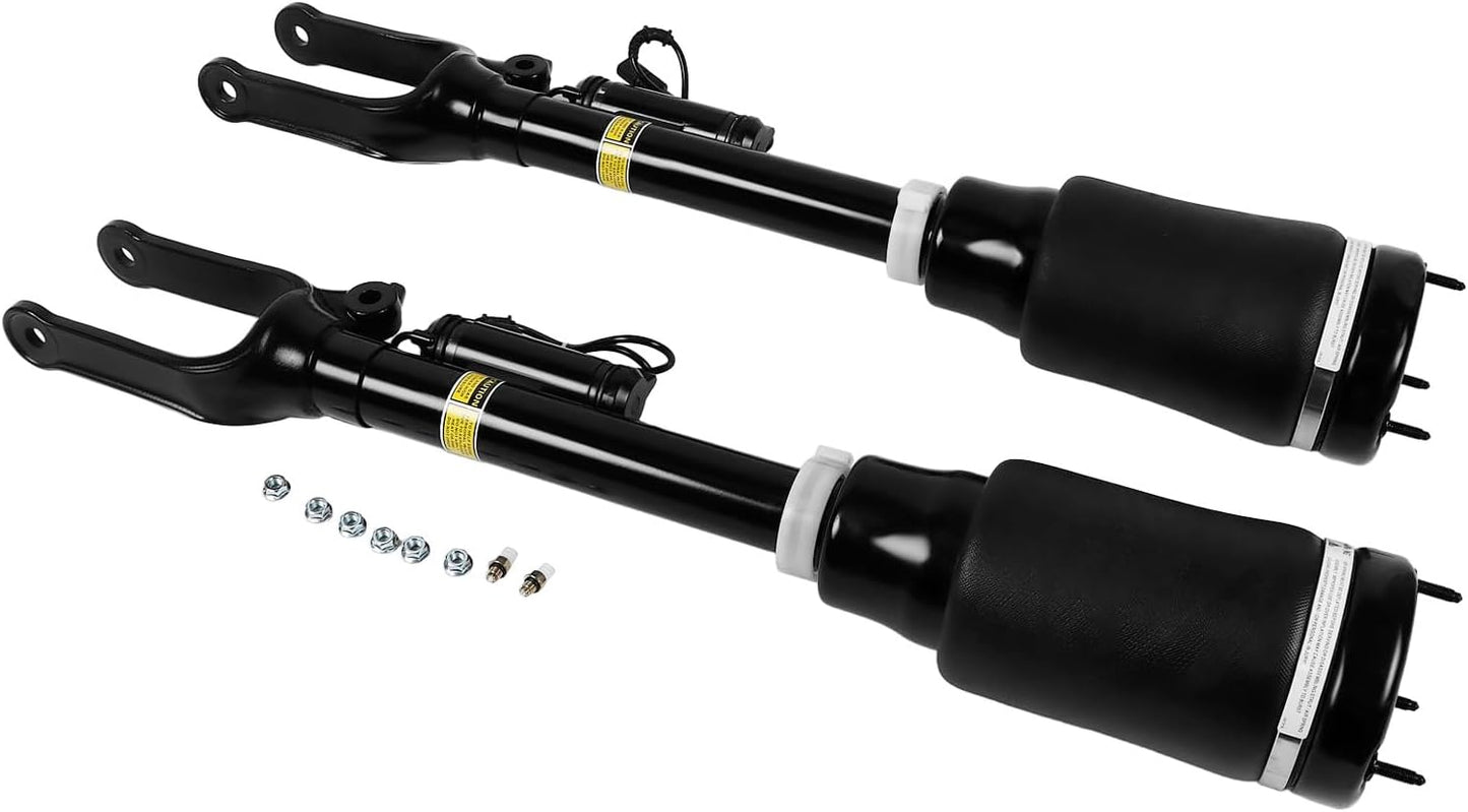 2pcs Front Air Suspension Shock Struts Compatible with Porsche Panamera 2010-2013 3.0L 3.6L 4.8L Replaces 97034305207