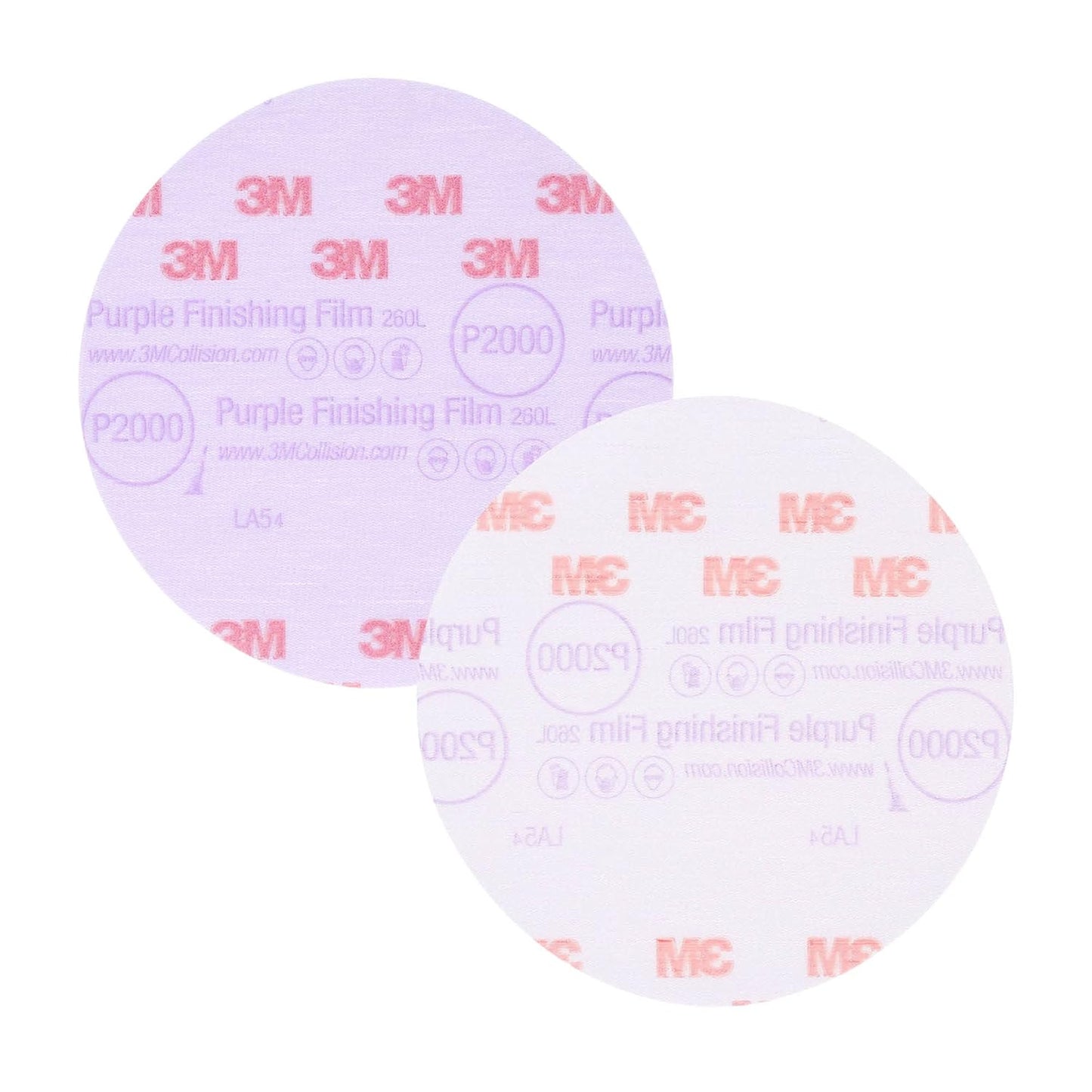 3M Hookit Purple Finishing Film Abrasive Disc 30667, 6 in, 1500+ Grade, 50 Pack, Clear Coat Sanding, Paint Finishing, Defect Removal, Long Lasting