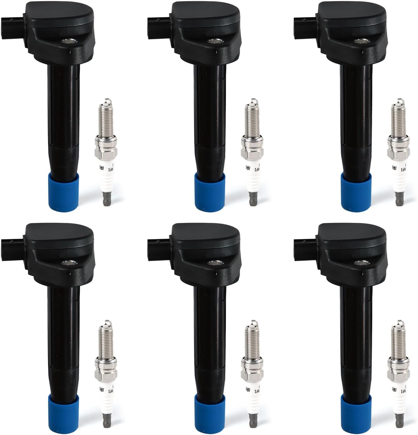 UF541 Ignition Coil Pack and Spark Plugs 90813 Replacement for 2006-2007 Mazda 5 Ignition Coil Set Of 4