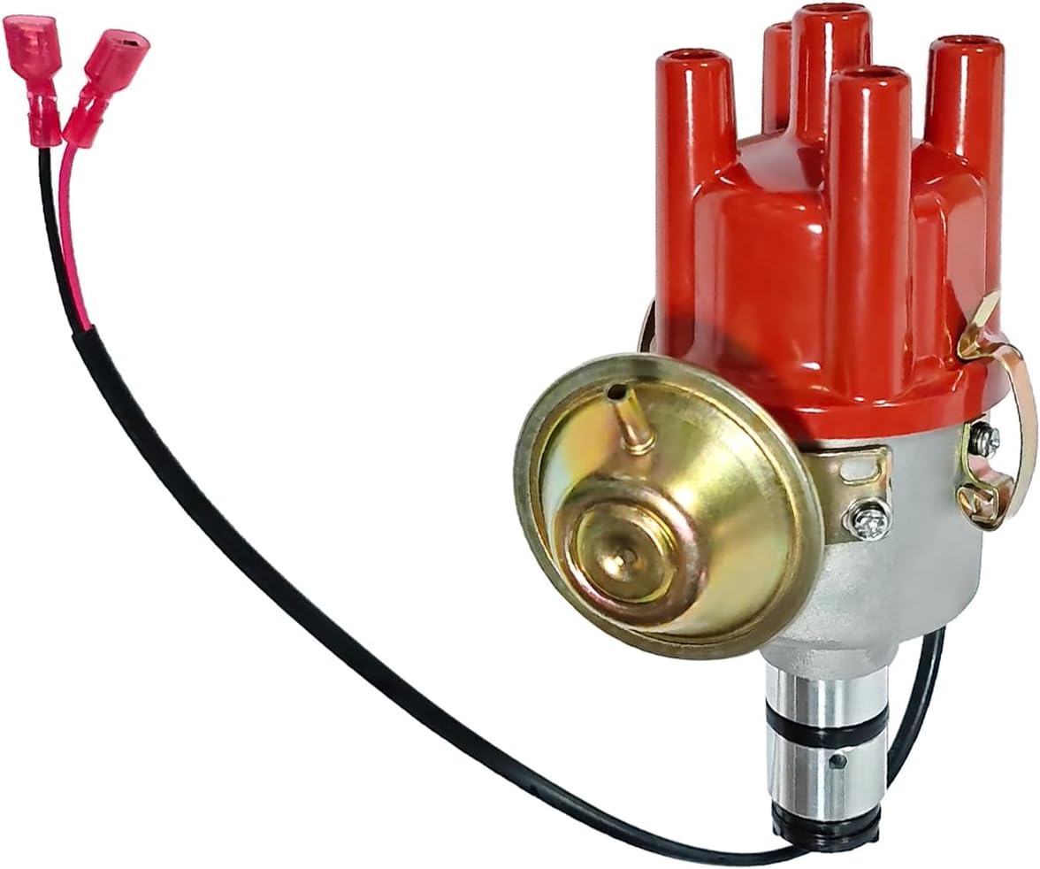 0231170034EL Vacuum Advance Distributor with Electronic Ignition - Compatible with VW Beetle, Bus, Karmann Ghia (1954-1979) for 1974 volkswagen distributor - Replaces 0231170034 - OEM Replacement