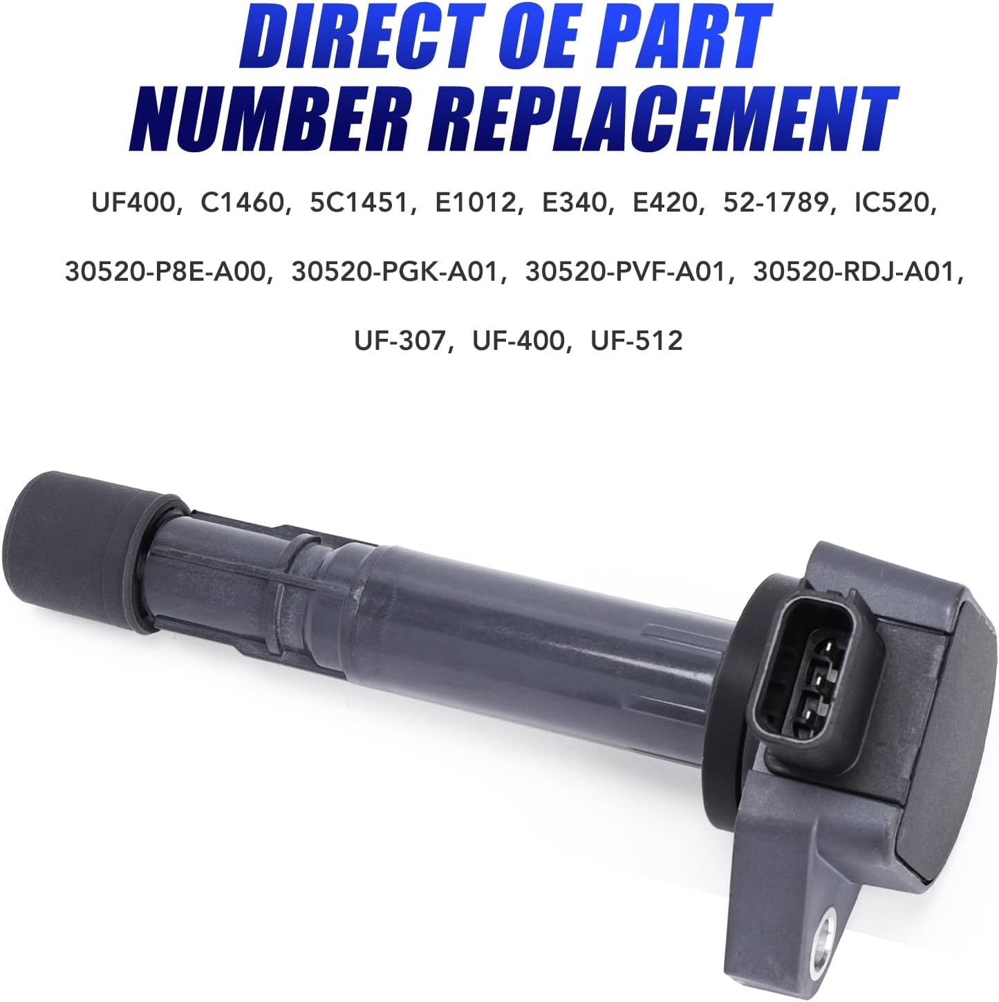 Set of 4 Ignition Coil Pack and Spark Plugs Fits for 1.7L L4 2001 2002 2003 2004 2005 Honda Civic 1.7 Replaces UF400 C1460