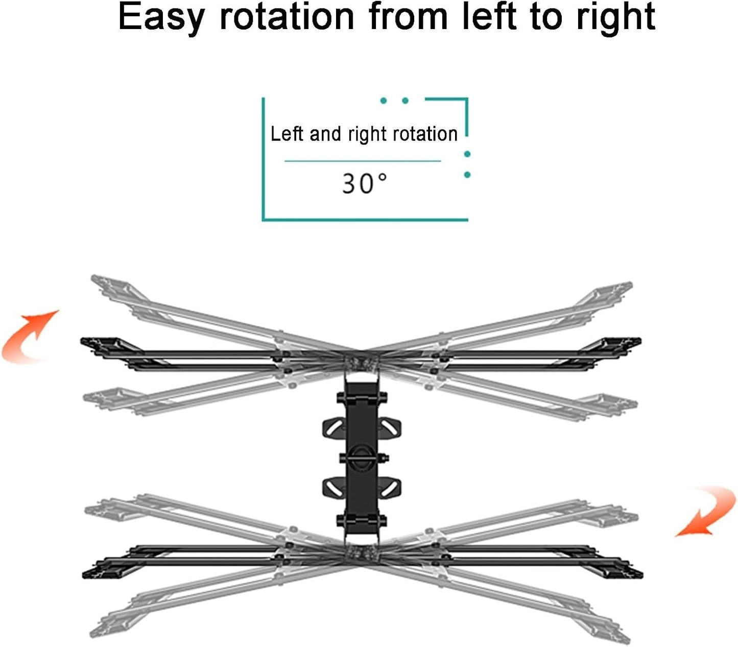 Universal TV Stand TV Ceiling Mount Adjustable Bracket,TV Mount Bracket Fits 55-75 Inch LCD LED 4K TVs, Flat Sn Display, Adjustable Height Telescoping Tilt and Swivel, VESA 600x400mm (61