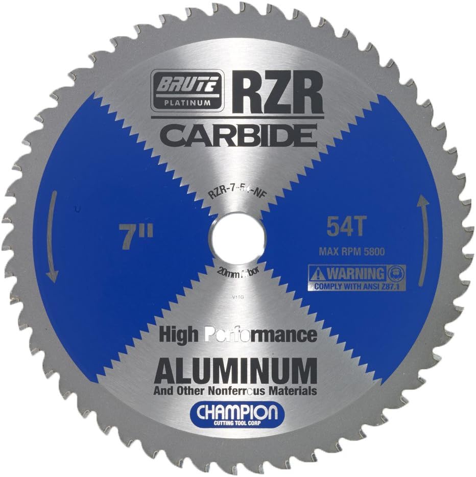 Champion Cutting Tool Corp Circular Saw Blade 114", 110T (RZR-14-110-ST)-Cut Stainless