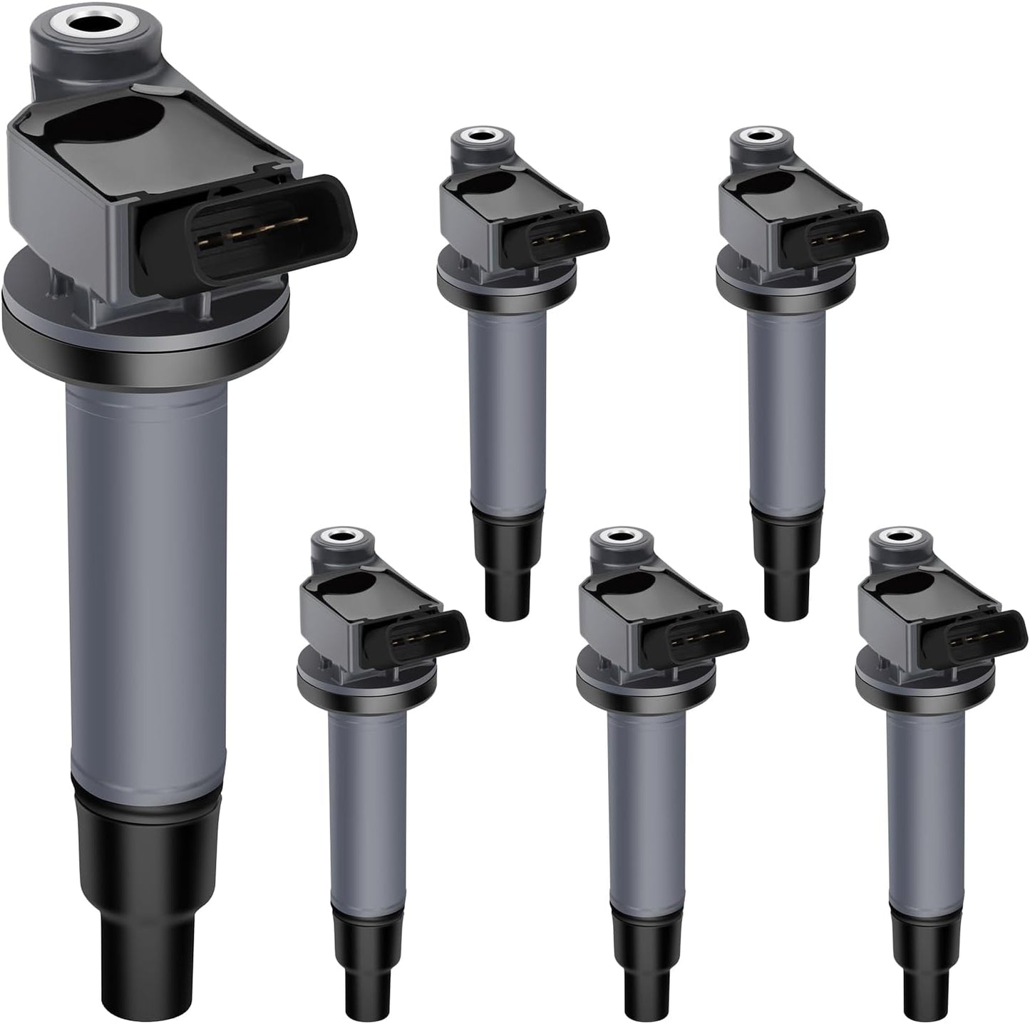 SCITOO Ignition Coils fit for Toyota Sienna 3.0L 2001-2003 for Toyota Highlander 3.0L 2001-2003 for Toyota Highlander 2.4L 2001-2003 UF267 CUF267 6pcs Ignition Coils